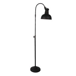 Clayre & Eef Vloerlamp 59x27x189 cm Zwart IJzer
