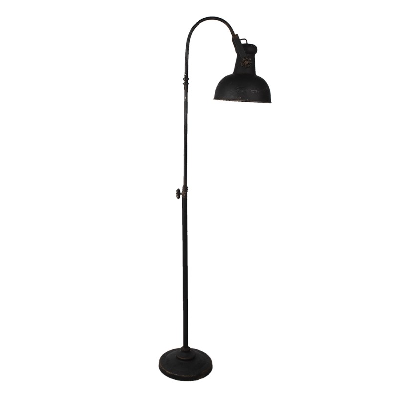 Clayre & Eef Lampadaire 59x27x189 cm Noir Fer