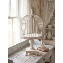 Clayre & Eef Decorazione gabbia Ø 33x69 cm Beige Ferro