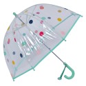 Juleeze Paraplu pour enfants Ø 65x65 cm Vert Plastique Points