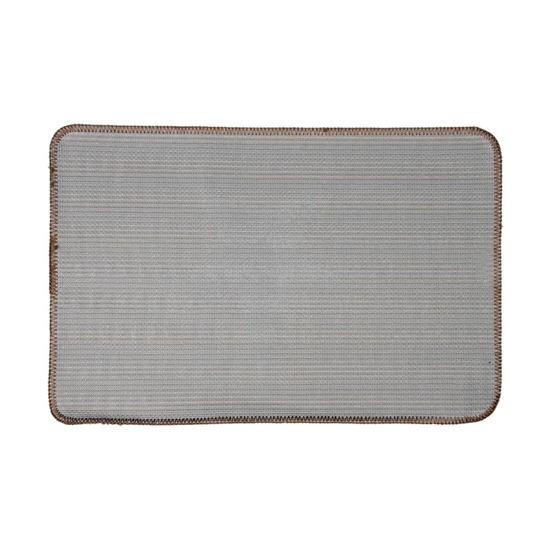 Clayre & Eef Bath Mat 58x38x2 cm Brown Polyester Star
