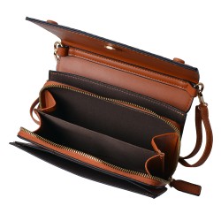 Juleeze Schoudertas 20x14 cm Bruin Polyurethaan