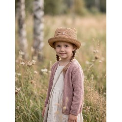 Clayre & Eef Cappello per bambini Marrone Paglia di carta Gatto