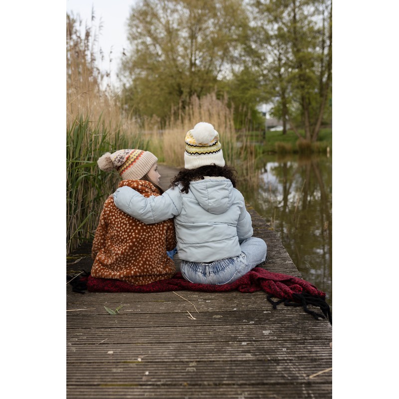 Juleeze Mütze Damen Beige Viskose