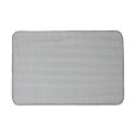 Clayre & Eef Bath Mat 58x38x1 cm Grey Polyester Heart
