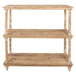 Clayre & Eef Schrank 110x40x113 cm Braun Holz