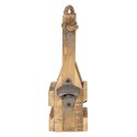 Clayre & Eef Flessenhouder 9x10x29 cm Bruin Hout
