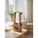 Clayre & Eef Portabottiglie 9x10x29 cm Marrone Legno