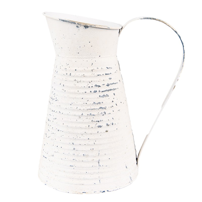 Clayre & Eef Pichet de décoration 20x15x24 cm Beige Fer