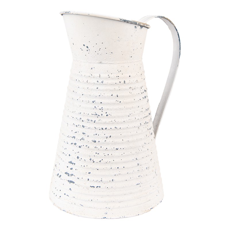 Clayre & Eef Pichet de décoration 20x15x24 cm Beige Fer