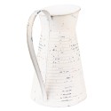 Clayre & Eef Pichet de décoration 20x15x24 cm Beige Fer