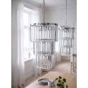 Lumilamp Kroonluchter Ø 47x74 cm Transparant IJzer