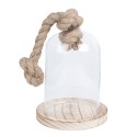 Clayre & Eef Cloche Ø 12x19 cm Transparent Glass