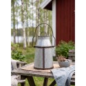 Clayre & Eef Ciotola per il latte decorativa 26 cm Grigio Marrone Metallo