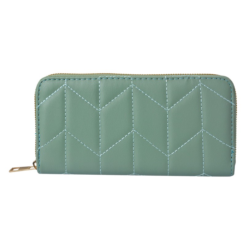 Juleeze Brieftasche 19x9 cm Grün Kunstleder