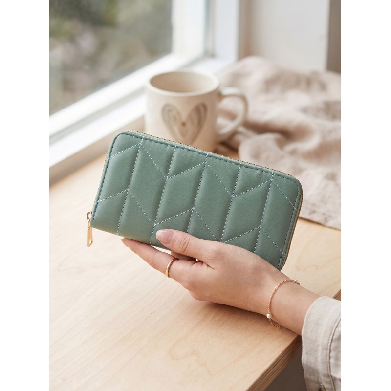 Juleeze Brieftasche 19x9 cm Grün Kunstleder