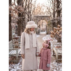 Clayre & Eef Paraorecchie per bambini one size Rosa Peluche