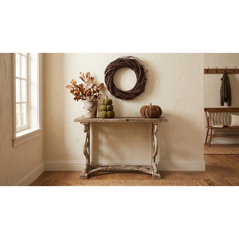 Clayre & Eef Kranz Ø 45 cm Braun Holz