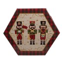 Clayre & Eef Palla di natale set di 14 8x8x8 cm Beige Plastica