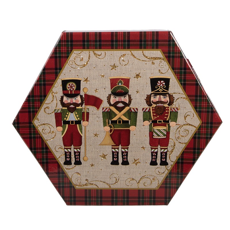 Clayre & Eef Palla di natale set di 14 8x8x8 cm Beige Plastica
