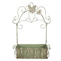 Clayre & Eef Plant Holder 44x15x58 cm Green Metal