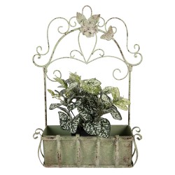 Clayre & Eef Plant Holder 44x15x58 cm Green Metal