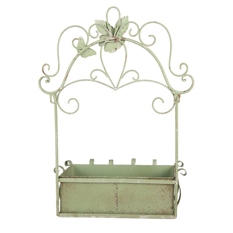 Clayre & Eef Plant Holder 44x15x58 cm Green Metal