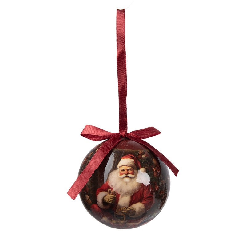 Clayre & Eef Palla di natale set di 14 8x8x8 cm Marrone Plastica