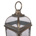 Clayre & Eef Lanterne 20x20x48 cm Marron Métal