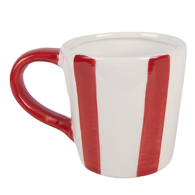 Clayre & Eef Tazza 250 ml Bianco Ceramica