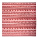 Clayre & Eef Tovaglia 100x100 cm Rosso Cotone