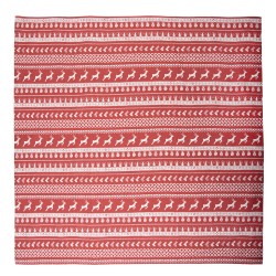 Clayre & Eef Tovaglia 100x100 cm Rosso Cotone
