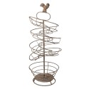 Clayre & Eef Portauova Ø 18x44 cm Marrone Metallo