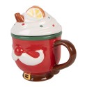 Clayre & Eef Tazza 350 ml Rosso Ceramica
