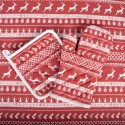 Clayre & Eef Presina da forno 16x30 cm Rosso Cotone