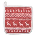 Clayre & Eef Presina 20x20 cm Rosso Cotone