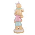 Clayre & Eef Statuetta decorativa di Natale Uomo di pan di zenzero 11x9x30 cm Marrone Plastica