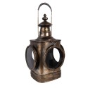 Clayre & Eef Lanterne 23x23x48 cm Marron Métal
