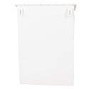 Clayre & Eef Mailbox 23x13x32 cm White Metal