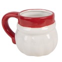 Clayre & Eef Tazza Babbo Natale 300 ml Bianco Ceramica