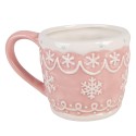 Clayre & Eef Mok 300 ml Roze Keramiek