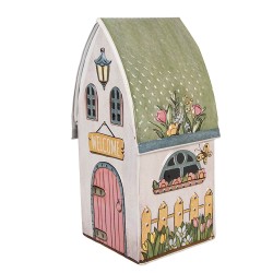 Clayre & Eef Image de décoration Maison 12x11x23 cm Beige Métal