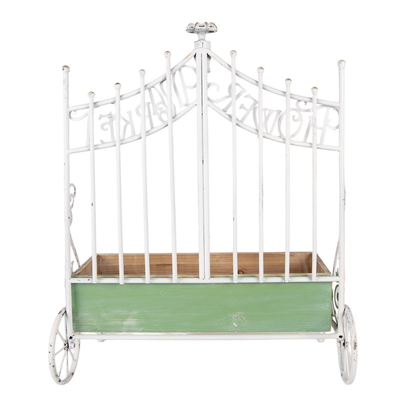 Clayre & Eef Plant Holder 42x23x57 cm Green Metal