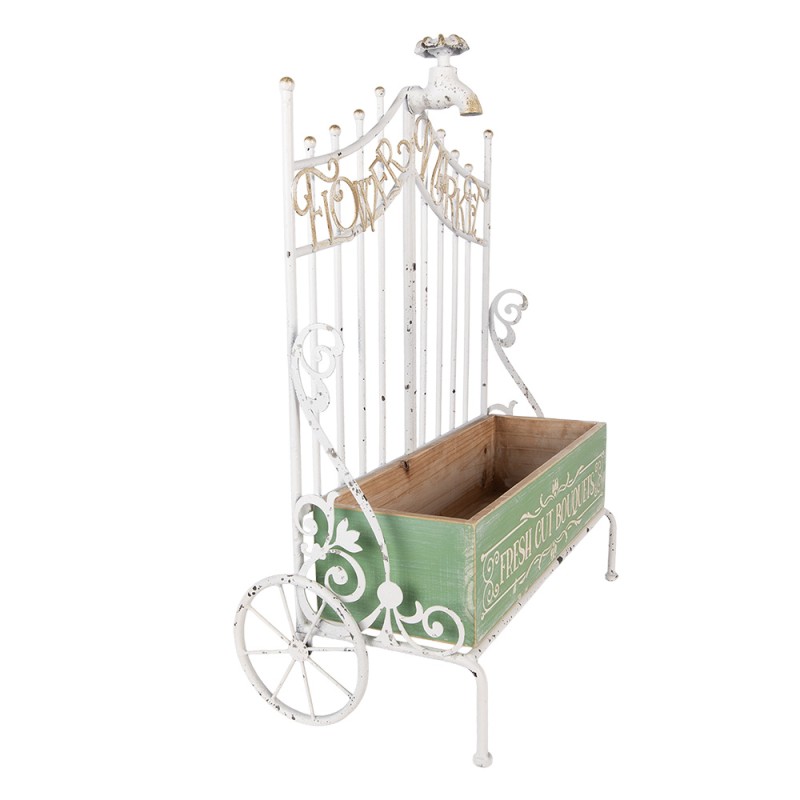 Clayre & Eef Plant Holder 42x23x57 cm Green Metal