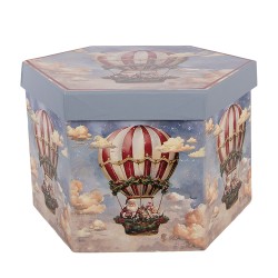 Clayre & Eef Palla di natale set di 14 8x8x8 cm Beige Plastica