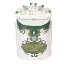 Clayre & Eef Mailbox 27x10x42 cm White Metal