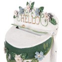 Clayre & Eef Mailbox 27x10x42 cm White Metal