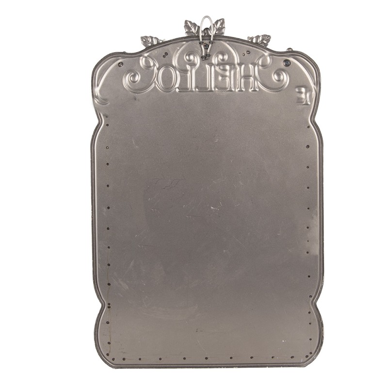 Clayre & Eef Mailbox 27x10x42 cm White Metal