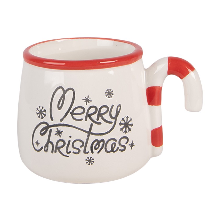 Clayre & Eef Tazza 300 ml Bianco Ceramica