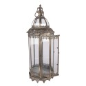 Clayre & Eef Lanterne set de 2 Ø 26x67 / Ø 19x45 cm Marron Métal